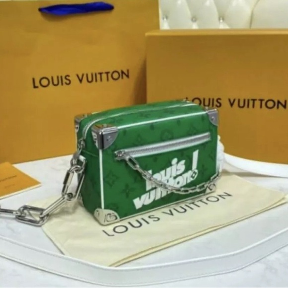 Louis Vuitton x Virgil Abloh Vintage Green Monogram Mini Soft Trunk - Picture 14 of 14